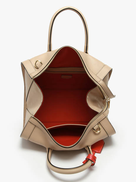 Bowlingtas M Bcbg Leder Lancel Beige bcbg A13690 ander zicht 2